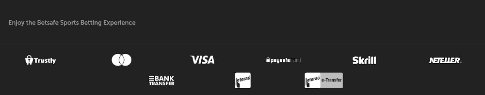 Betsafe deposit and withdrawal options