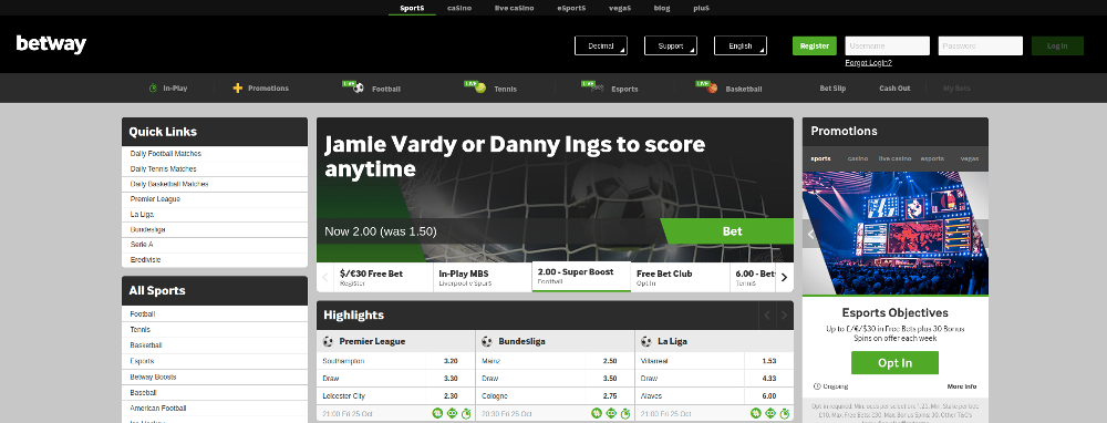 Betway review