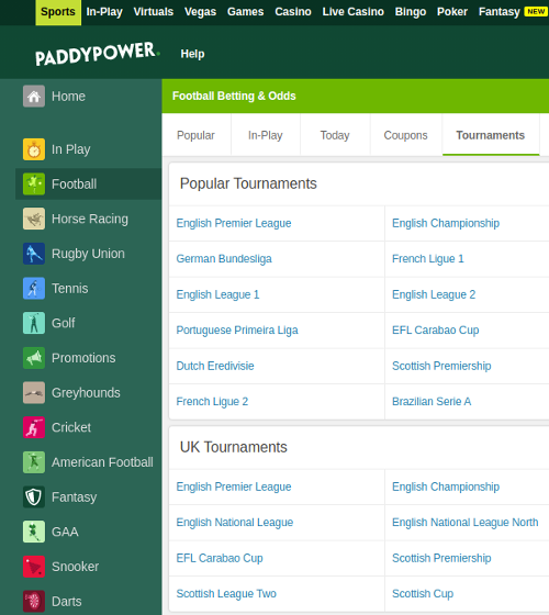 Paddy Power Market